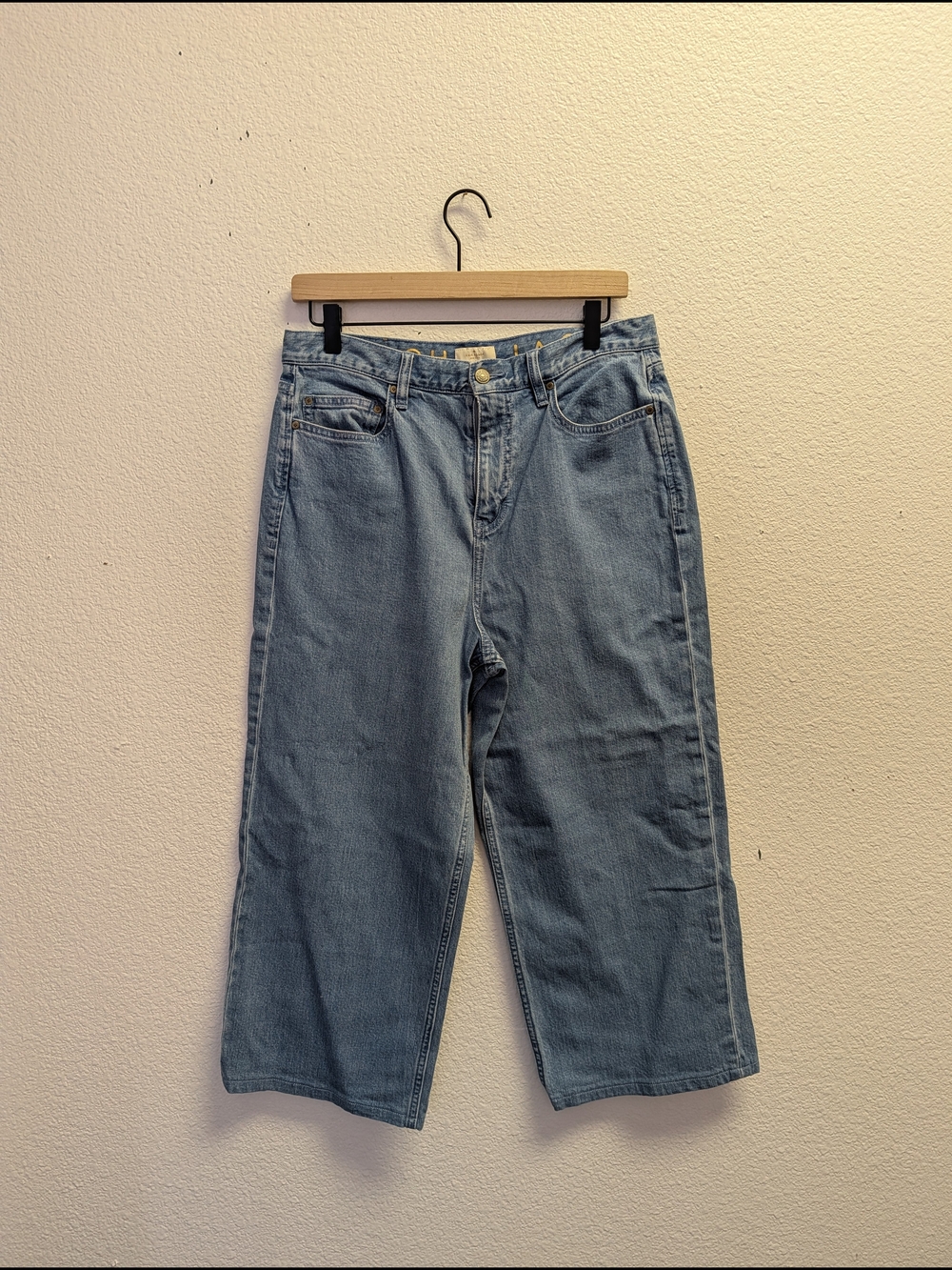 Kate Spade‎ Light Blue Women’s Wide-Leg Cropped Summer Jeans Size 30